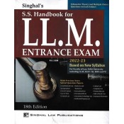 Singhal's S. S. Handbook for LL.M Entrance Exam 2022 [New Syllabus] by Vishal Singh | Singhal Law Publication